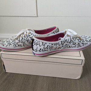 Kate Spade x Keds love pattern sneakers